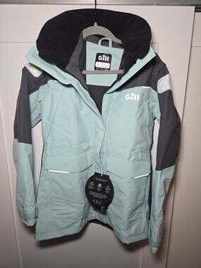 GILL Women's OS2 Egg Shell Blue Offshore Jacket (OS25JW EggShel) Size US 6 Small